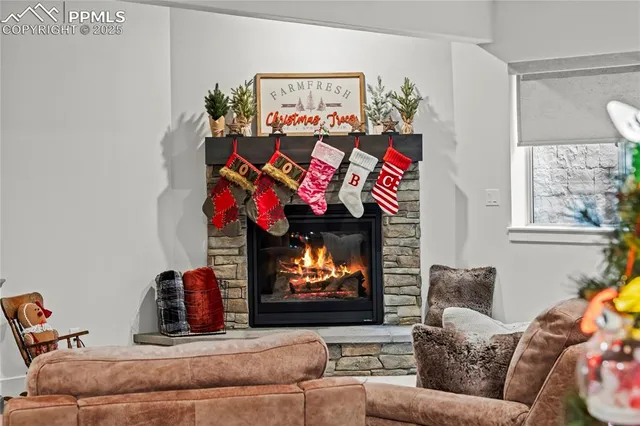 a view of a terrace with furniture