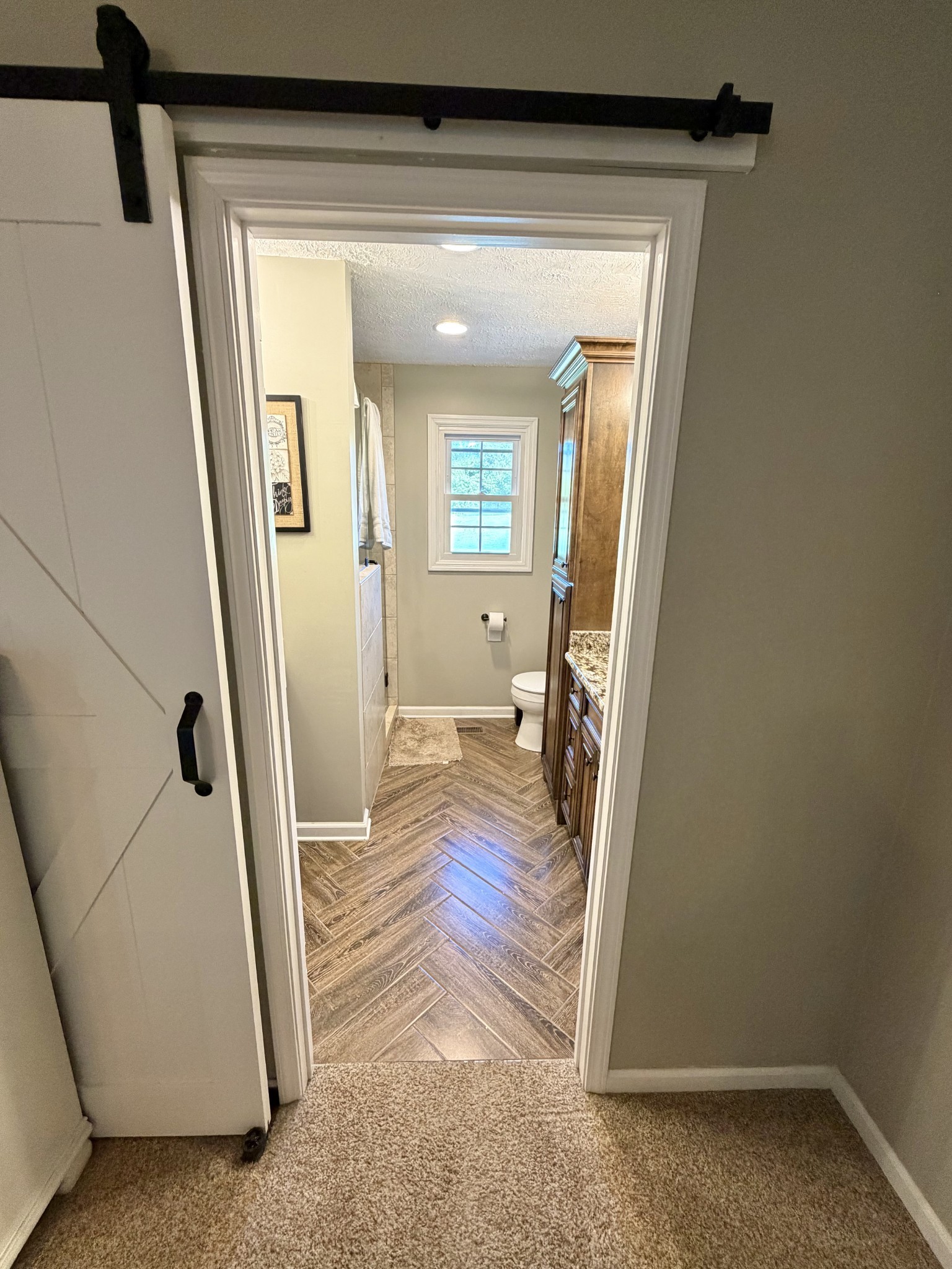 356 Lee Road Cottontown, TN 37048 - Photo 24 of 52 a view of a hallway view with wooden floor and staircase
