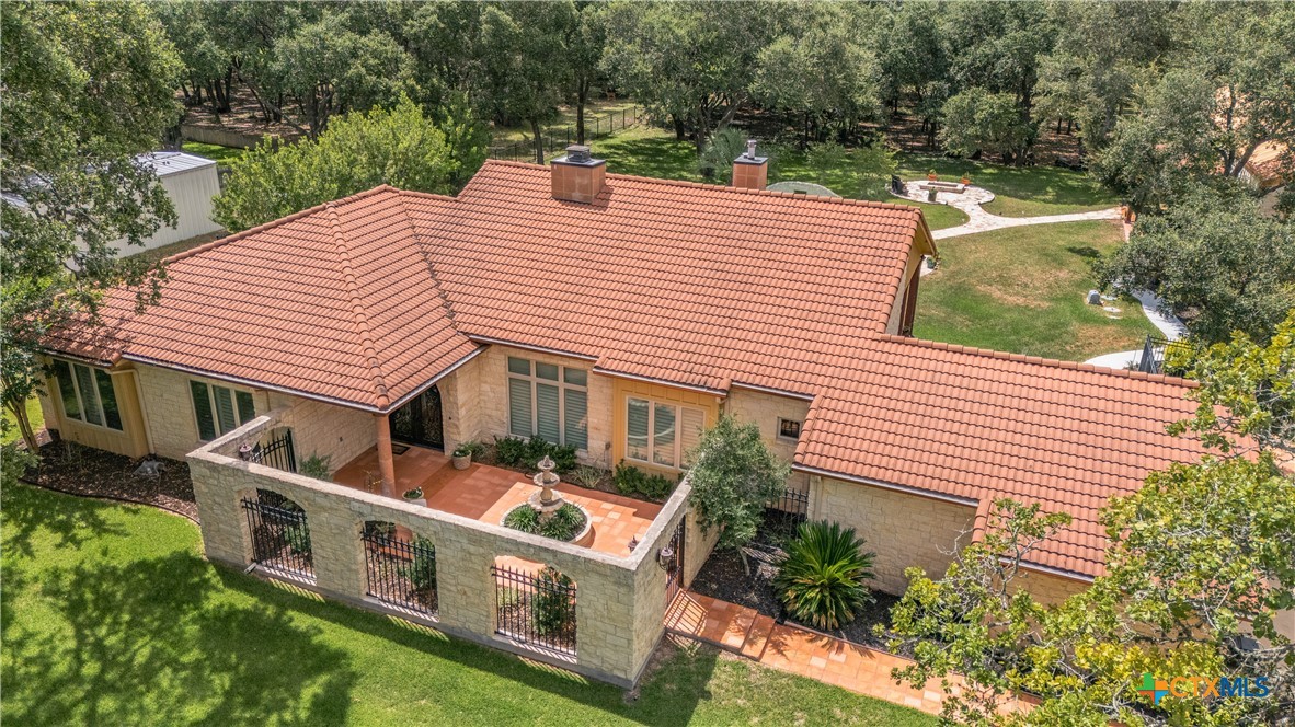 166 Post Oak Bend Inez, TX 77968 - Photo 1 of 48 a view of a house with a chairs in a patio