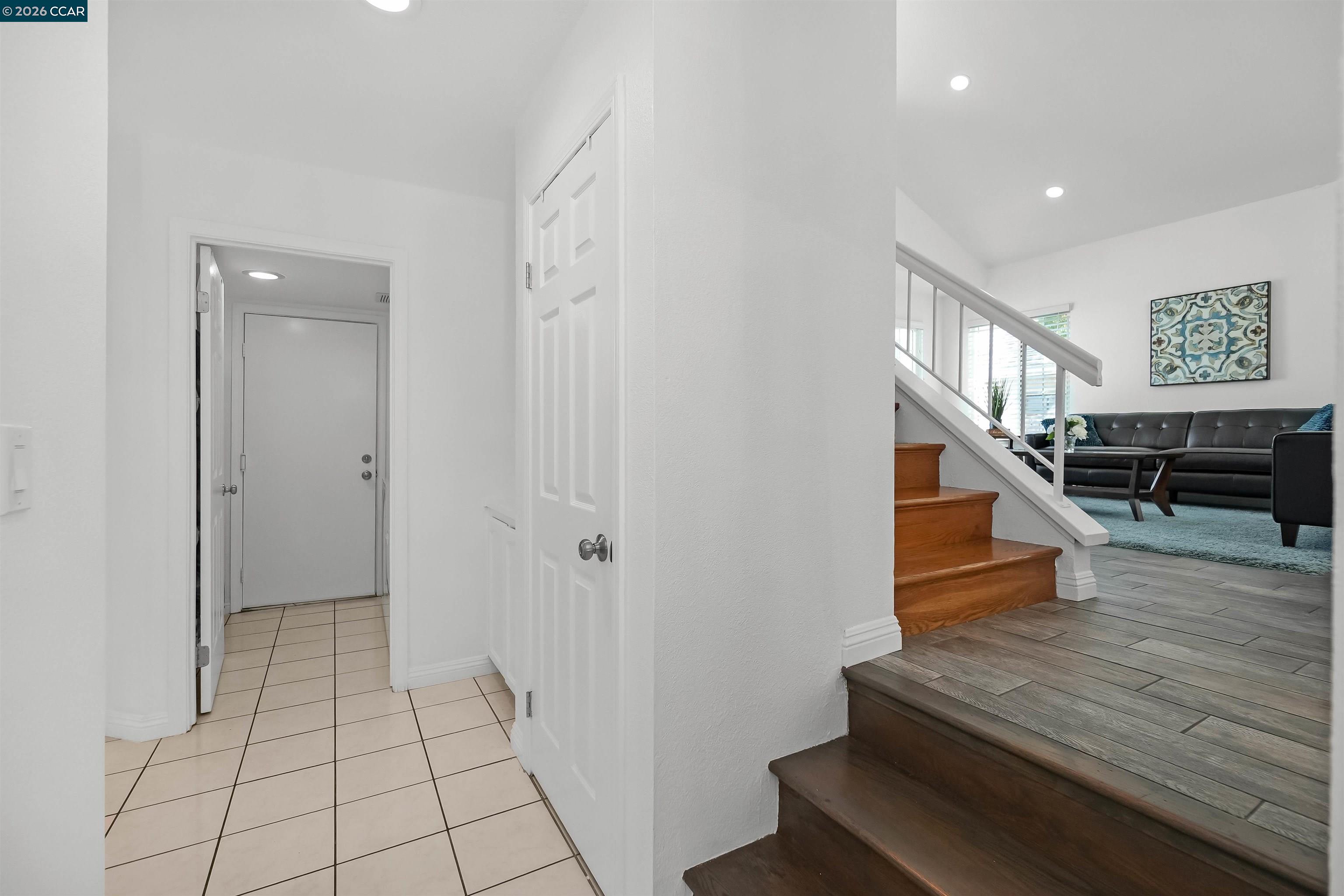 162 Woodfield Hercules, CA 94547 - Photo 24 of 59 a view of entryway and hall with wooden floor