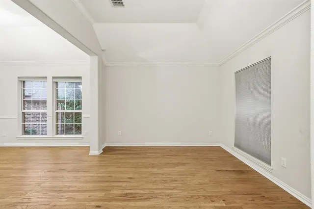 wooden floor in an empty room