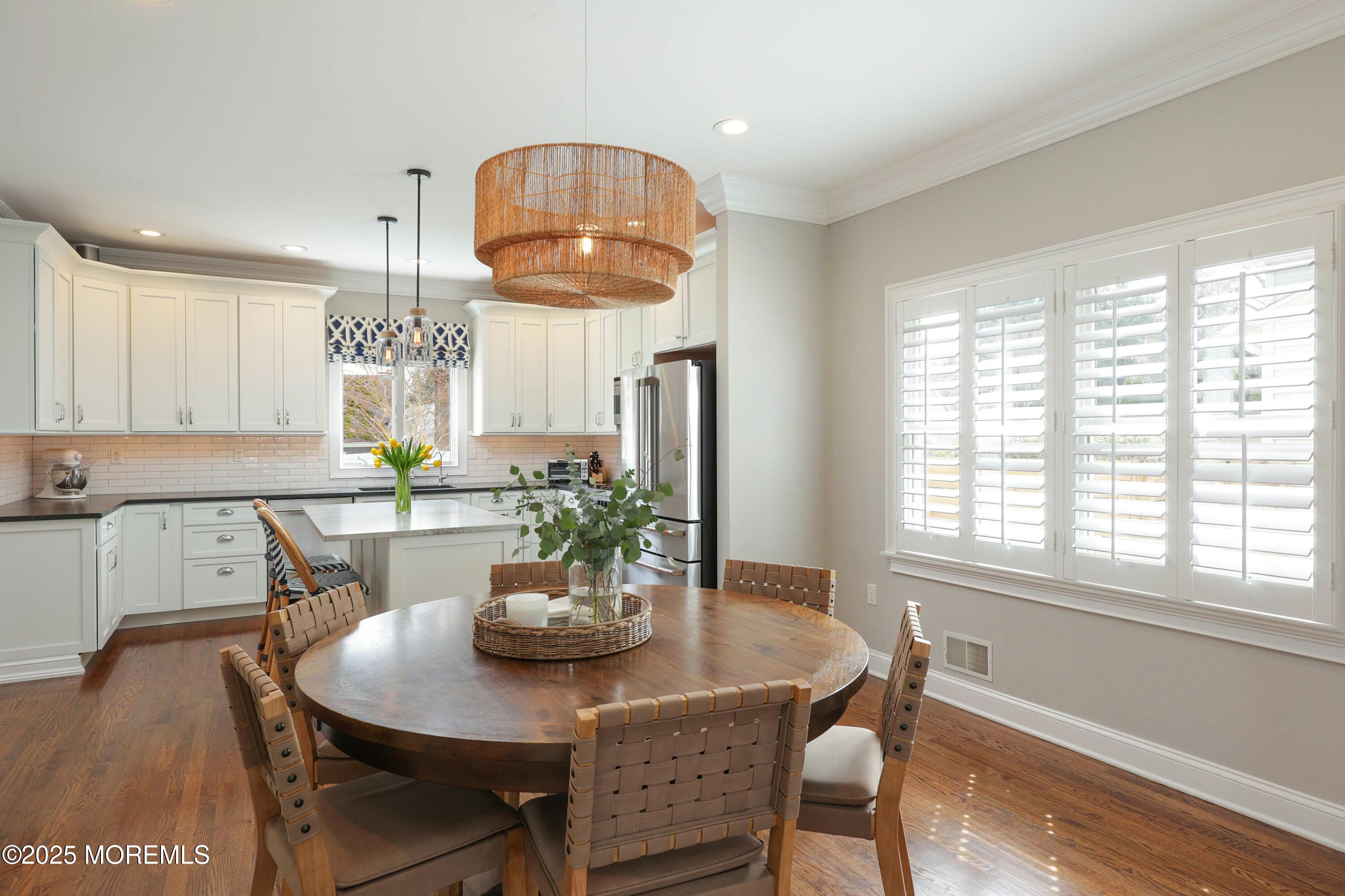 105 Black Point Road Rumson, NJ 07760 - Photo 11 of 33 a view of a dining room with furniture window and outside view