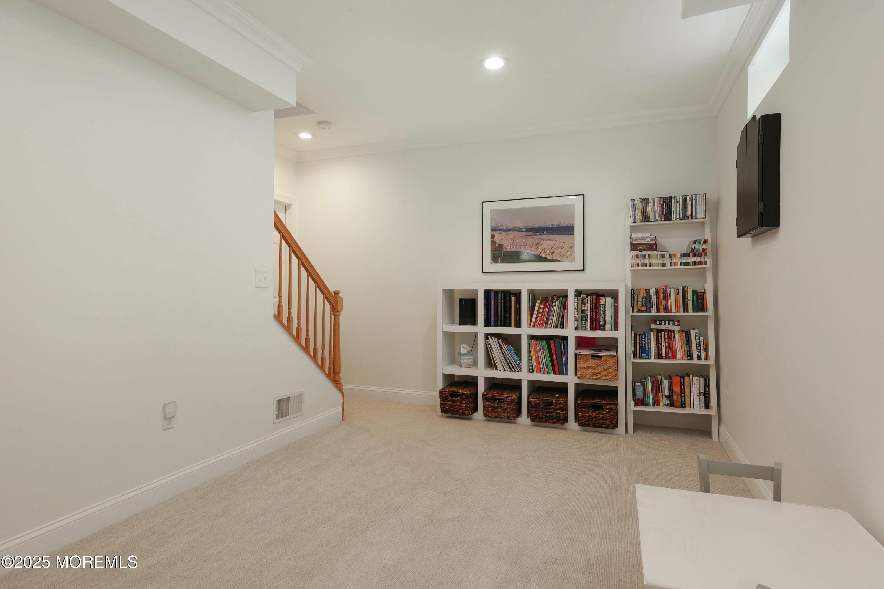 105 Black Point Road Rumson, NJ 07760 - Photo 25 of 33 a view of an empty room with shelves