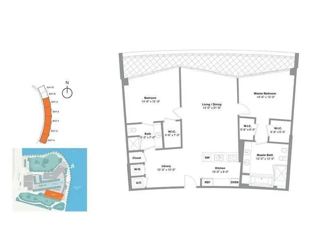 $1,050,000 | 465 Brickell Avenue, Unit BAY 419, Miami, FL 33131