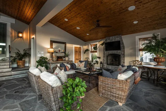 a bathroom with a sink a mirror and a window