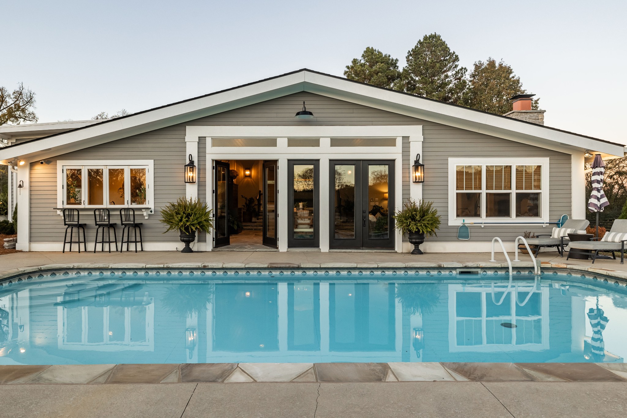 6537 Arno-College Grove Road College Grove, TN 37046 - Photo 4 of 75 a view of a house with a swimming pool and sitting area