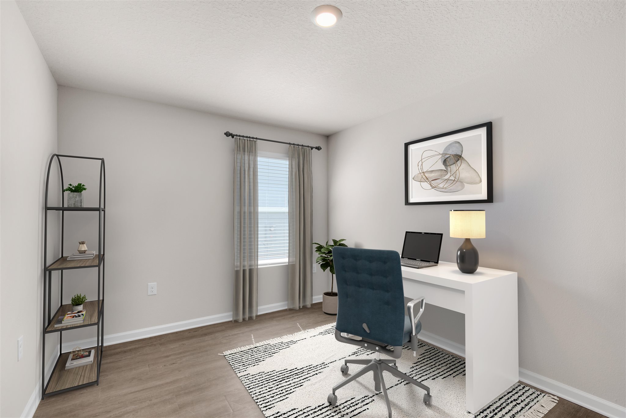 5105 Conservation Circle Pace, FL 32571 - Photo 3 of 24 a workspace with furniture and wooden floor