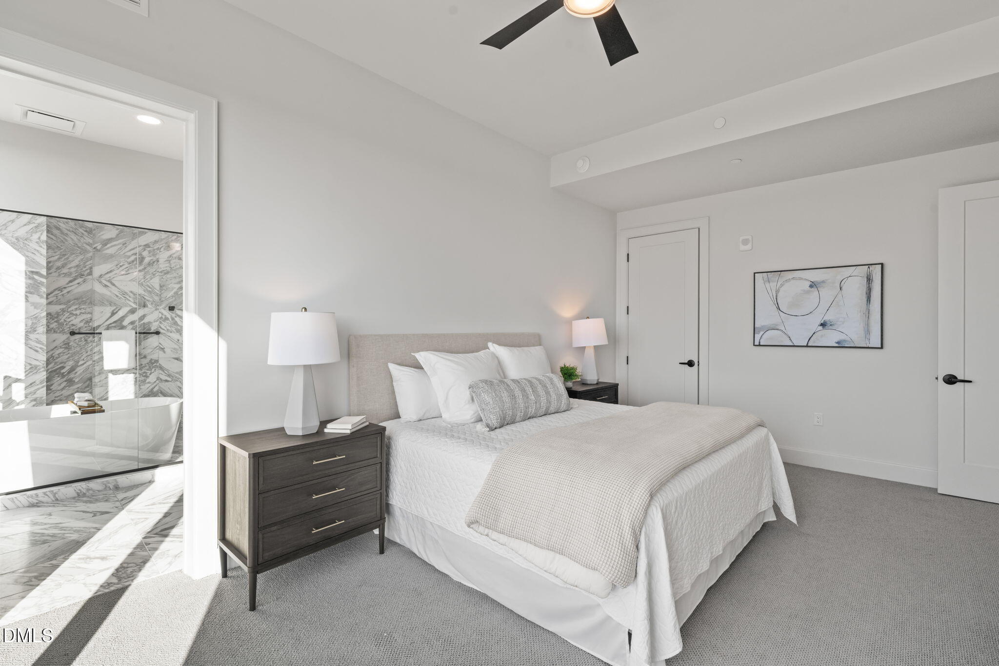 115 Morris Street, Unit 2205 Durham, NC 27701 - Photo 39 of 83 a large white bed in a white room