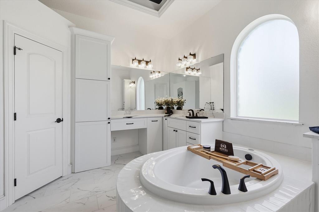 4920 Peden Road Fort Worth, TX 76179 - Photo 15 of 40 Primary Bathroom Completely Renovated in 2026 with Separate Tub and Shower