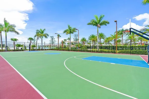 a view of a tennis court