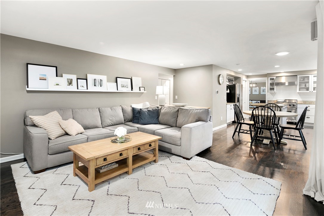3121 210th Street Southeast Bothell, WA 98021 - Photo 19 of 40 a living room with furniture and a wooden floor