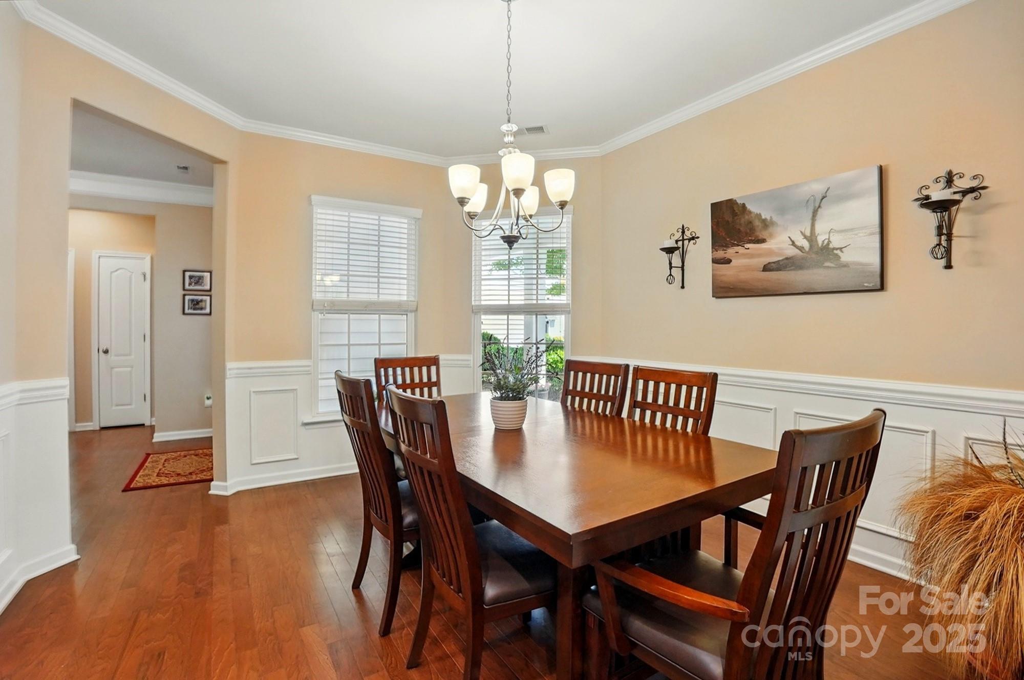 4093 Perth Road Fort Mill, SC 29707 - Photo 5 of 26 a view of a dining room with furniture window and wooden floor
