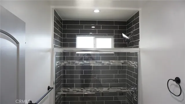 a view of a room with empty racks