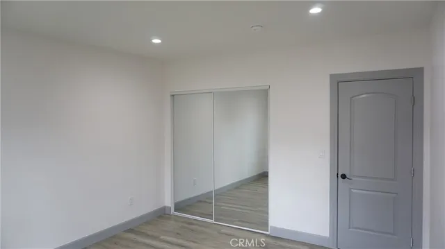 a close view of closet