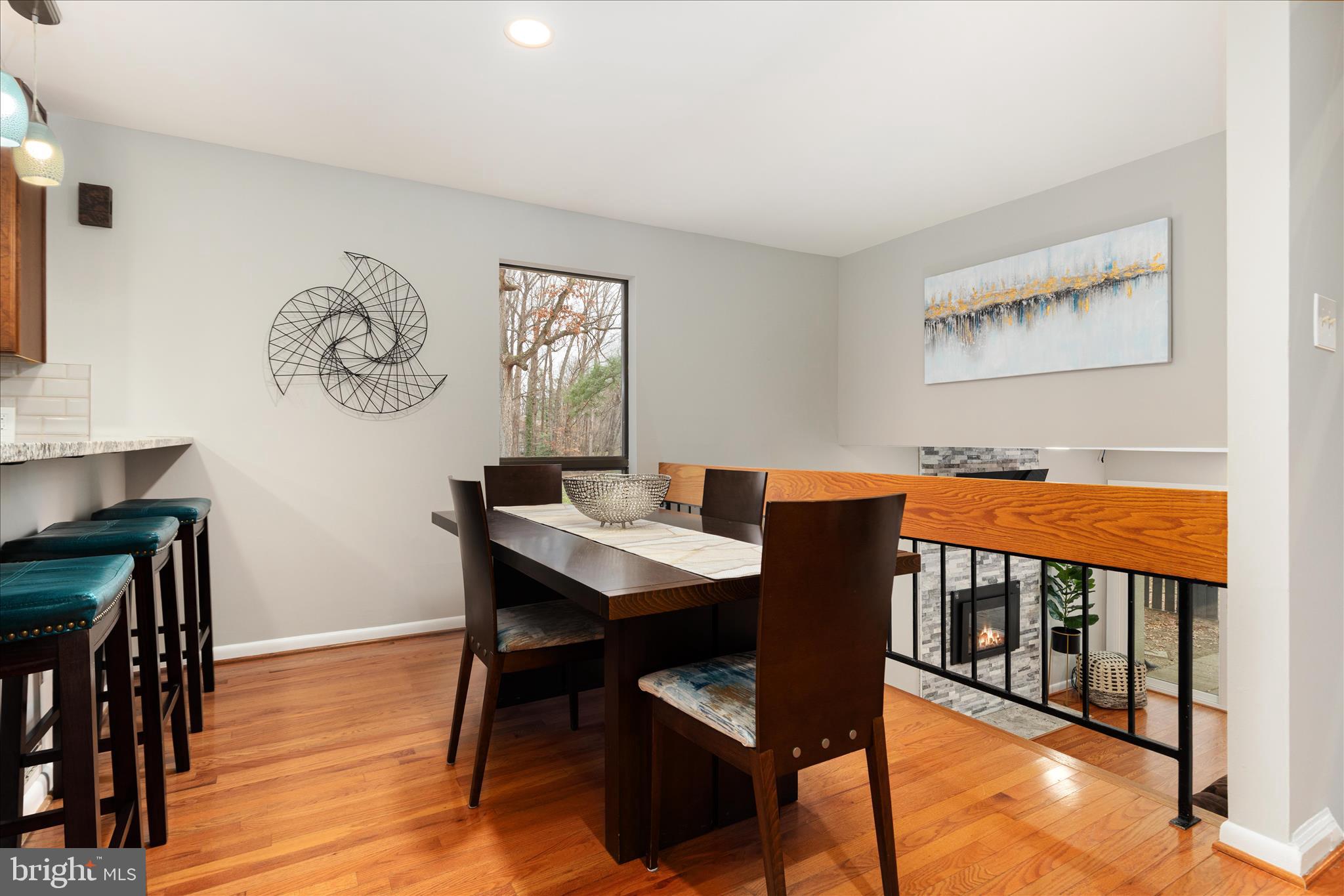 11608 Newbridge Court Reston, VA 20191 - Photo 6 of 47 a view of a dining room with furniture and wooden floor