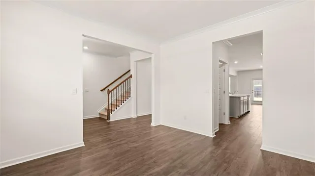 a view of an empty room