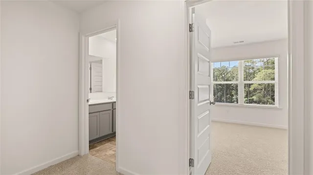 a view of an empty room