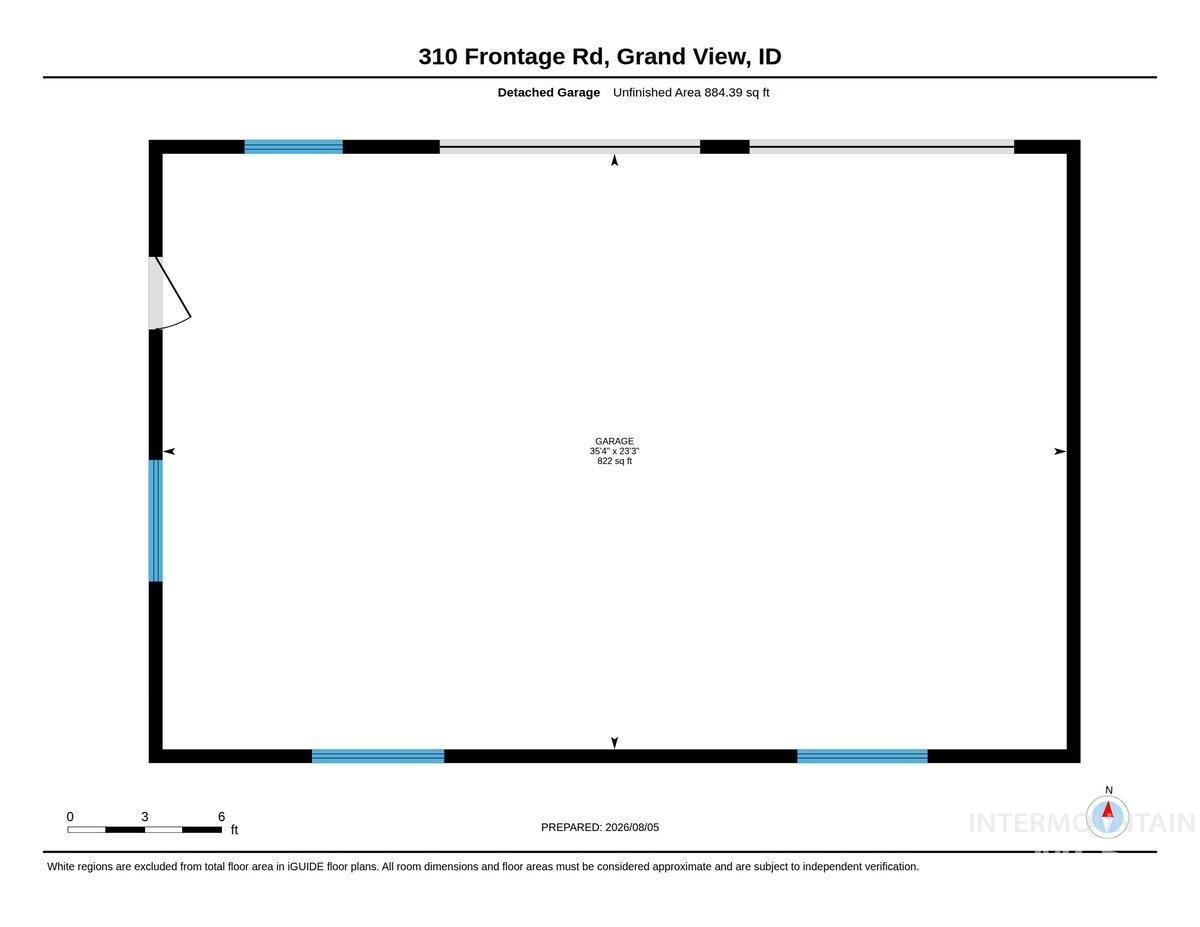 310 Frontage Road Grand View, ID 83624 - Photo 38 of 38 Floor plan