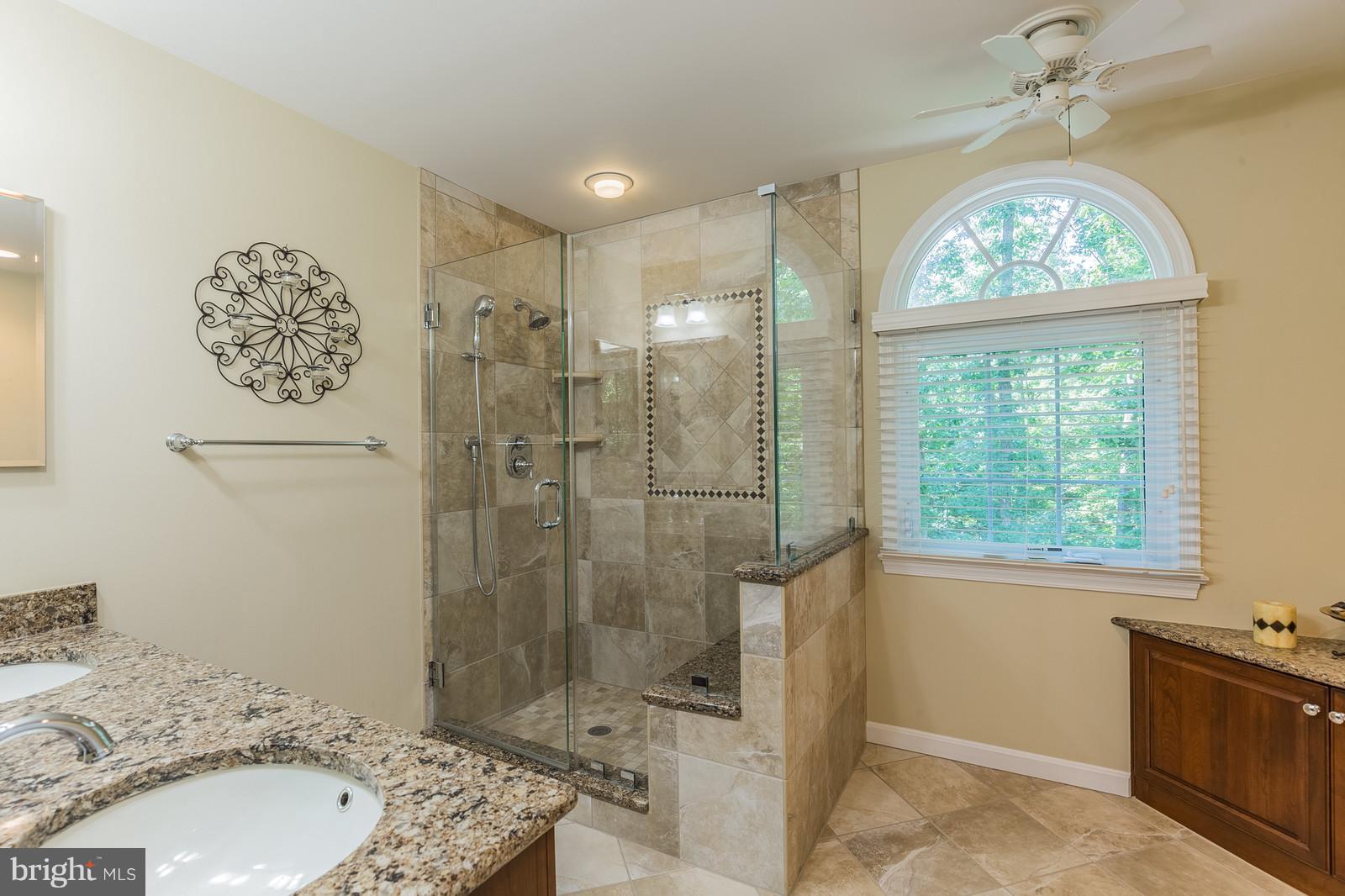 3622 Beaver Ford Road Woodbridge, VA 22192 - Photo 12 of 25 Over sized Shower. Corner cabinet. Window to Bkyd