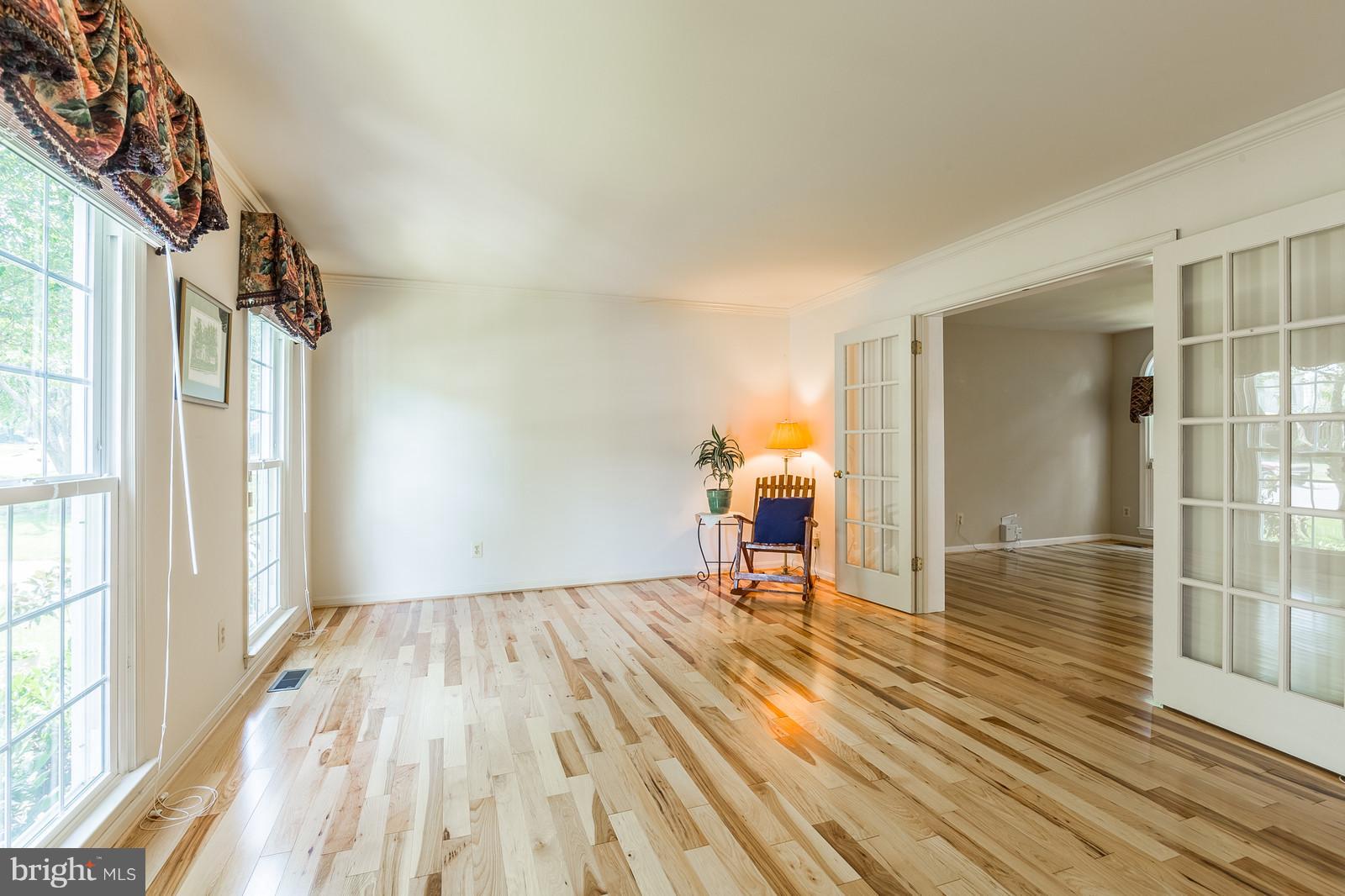 3622 Beaver Ford Road Woodbridge, VA 22192 - Photo 5 of 25 Living Room with french doors to family room.