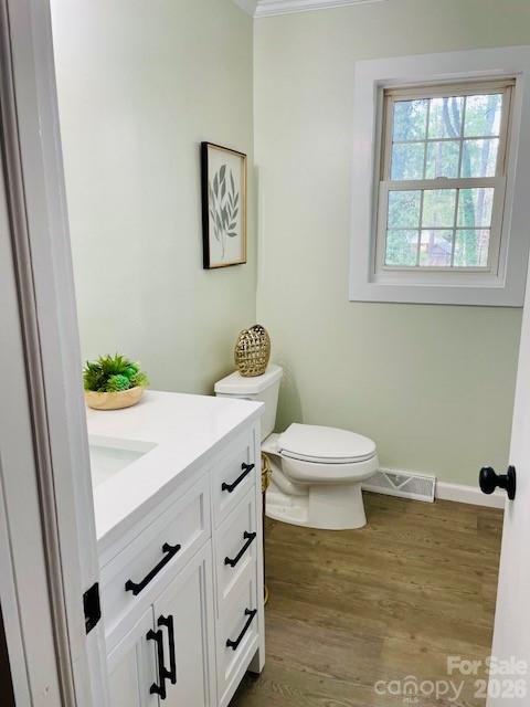 511 Sunbeam Farm Road Cherryville, NC 28021 - Photo 4 of 29 a bathroom with a sink a toilet and a window