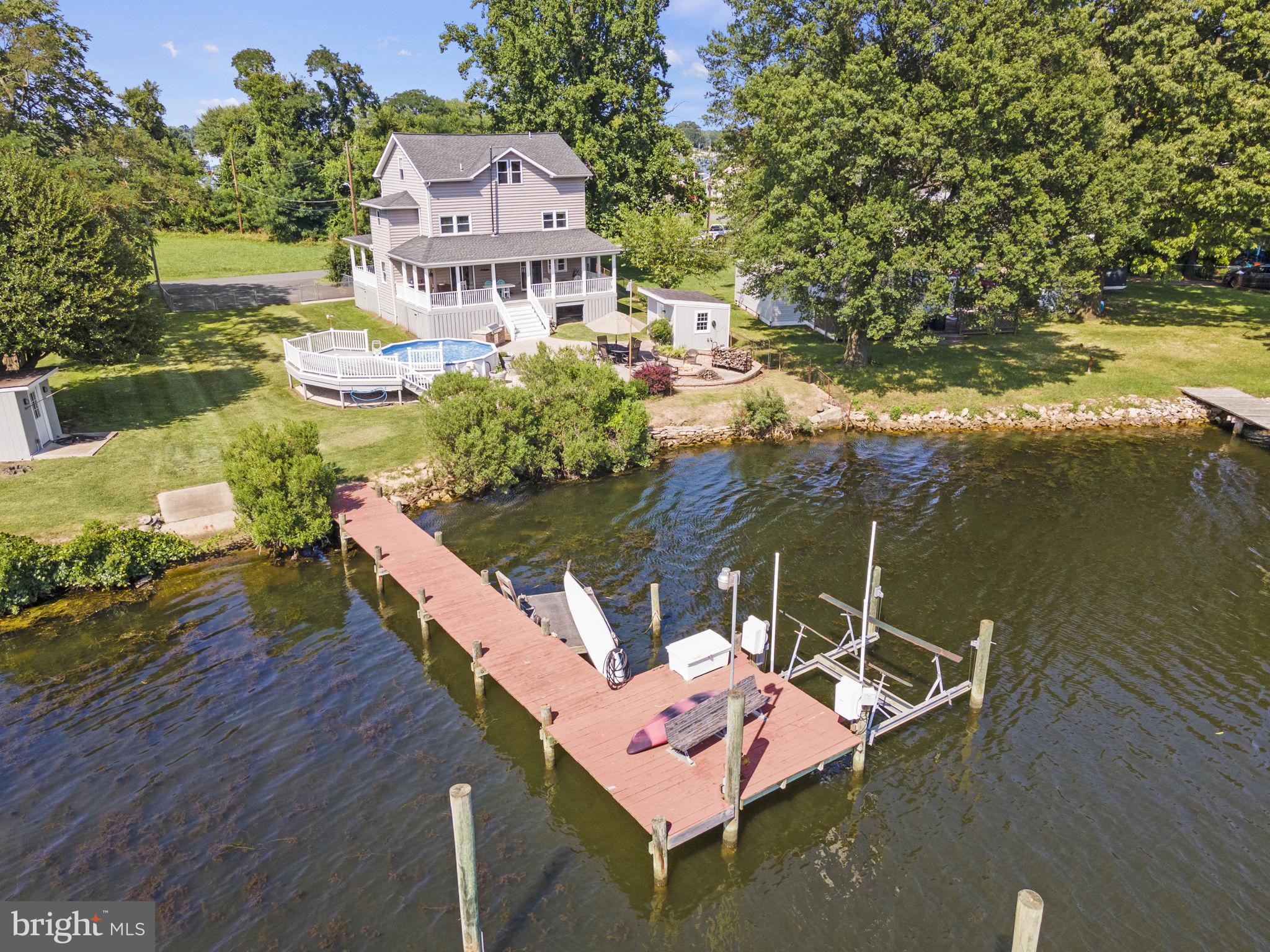 8646 Sandy Plains Road Dundalk, MD 21222 - Photo 38 of 38 a view of a house with a ocean view