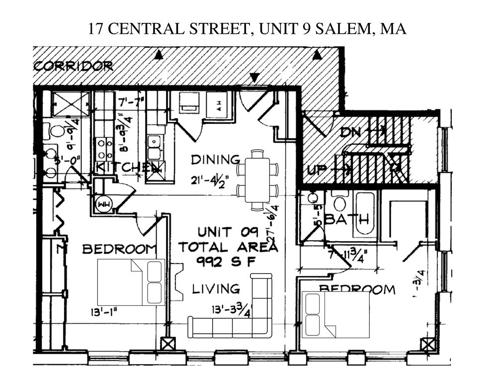 17 Central Street, Unit 9 Salem, MA 01970 - Photo 27 of 27 a black and white photo of a book