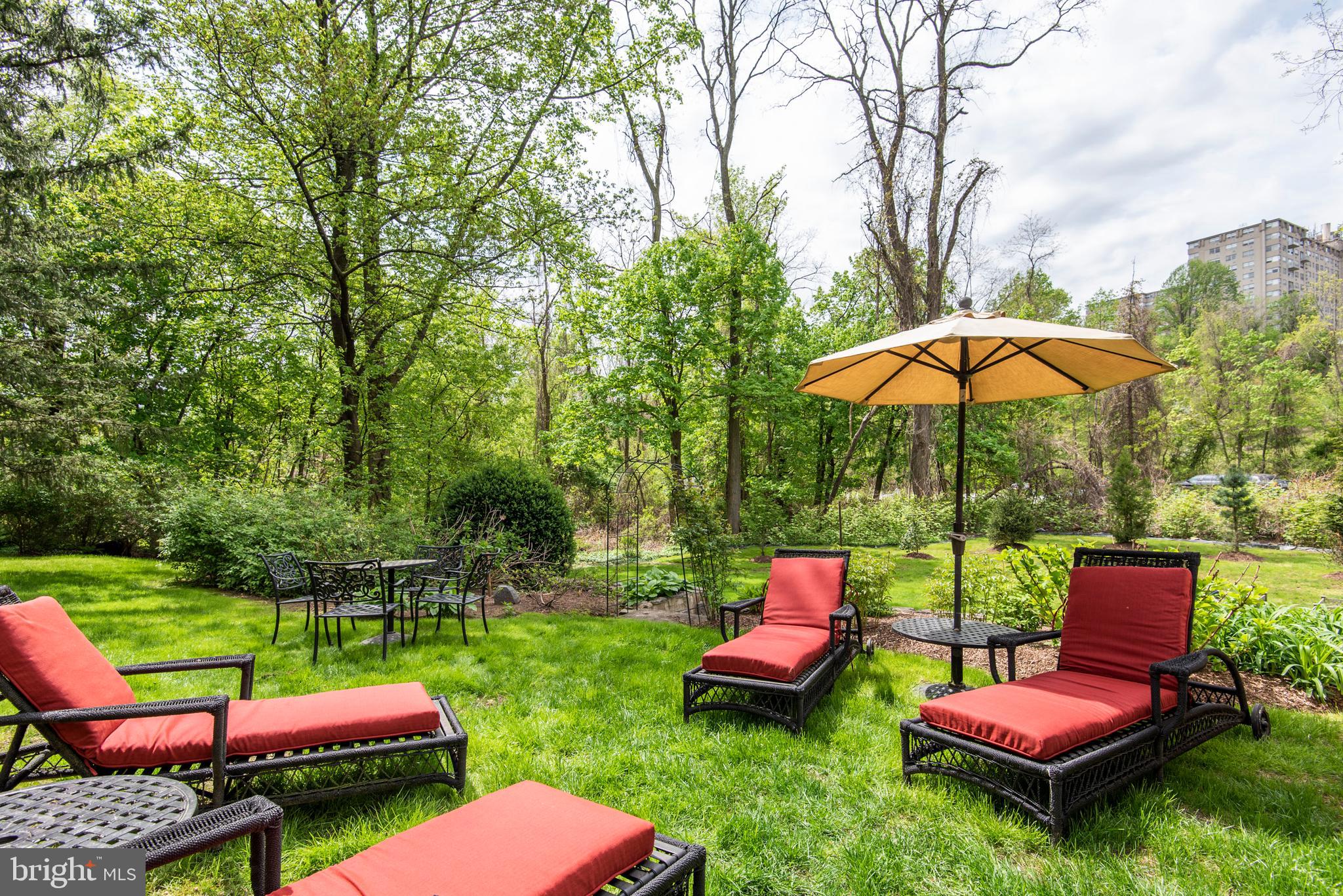 17 Arthur Road Bryn Mawr, PA 19010 - Photo 8 of 35 Sunny and Serene backyard