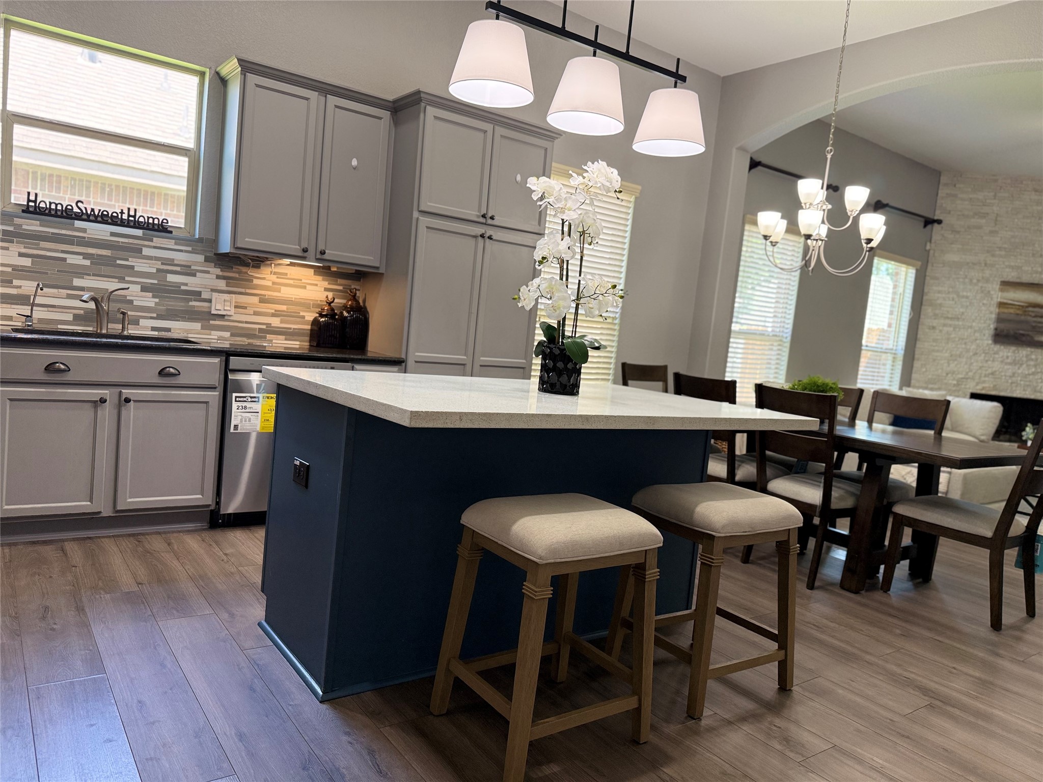503 Glenwood Ridge Drive Spring, TX 77386 - Photo 6 of 23 Kitchen open to dining and living room