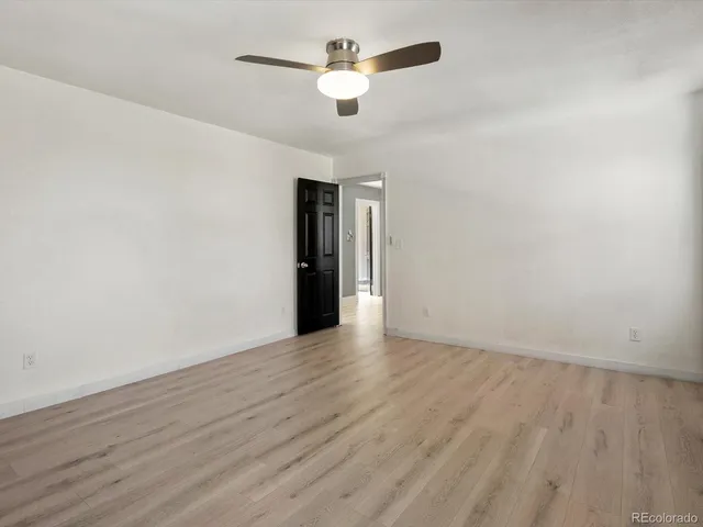 wooden floor in an empty room