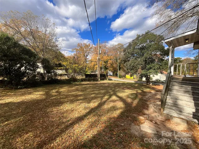 a view of street with trees