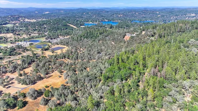 a view of city and mountain