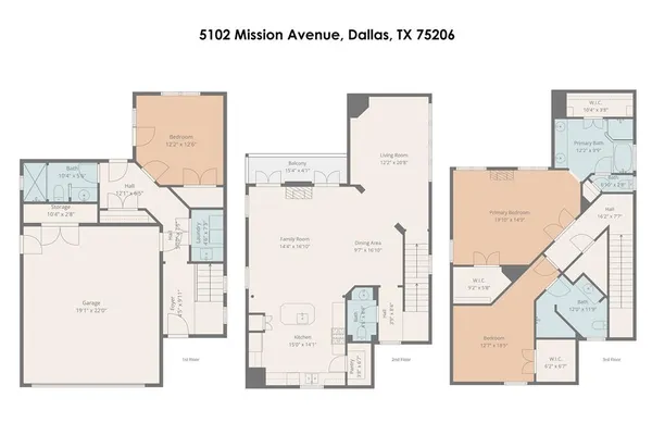 $699,998 | 5102 Mission Avenue, Unit 5102, Dallas, TX 75206