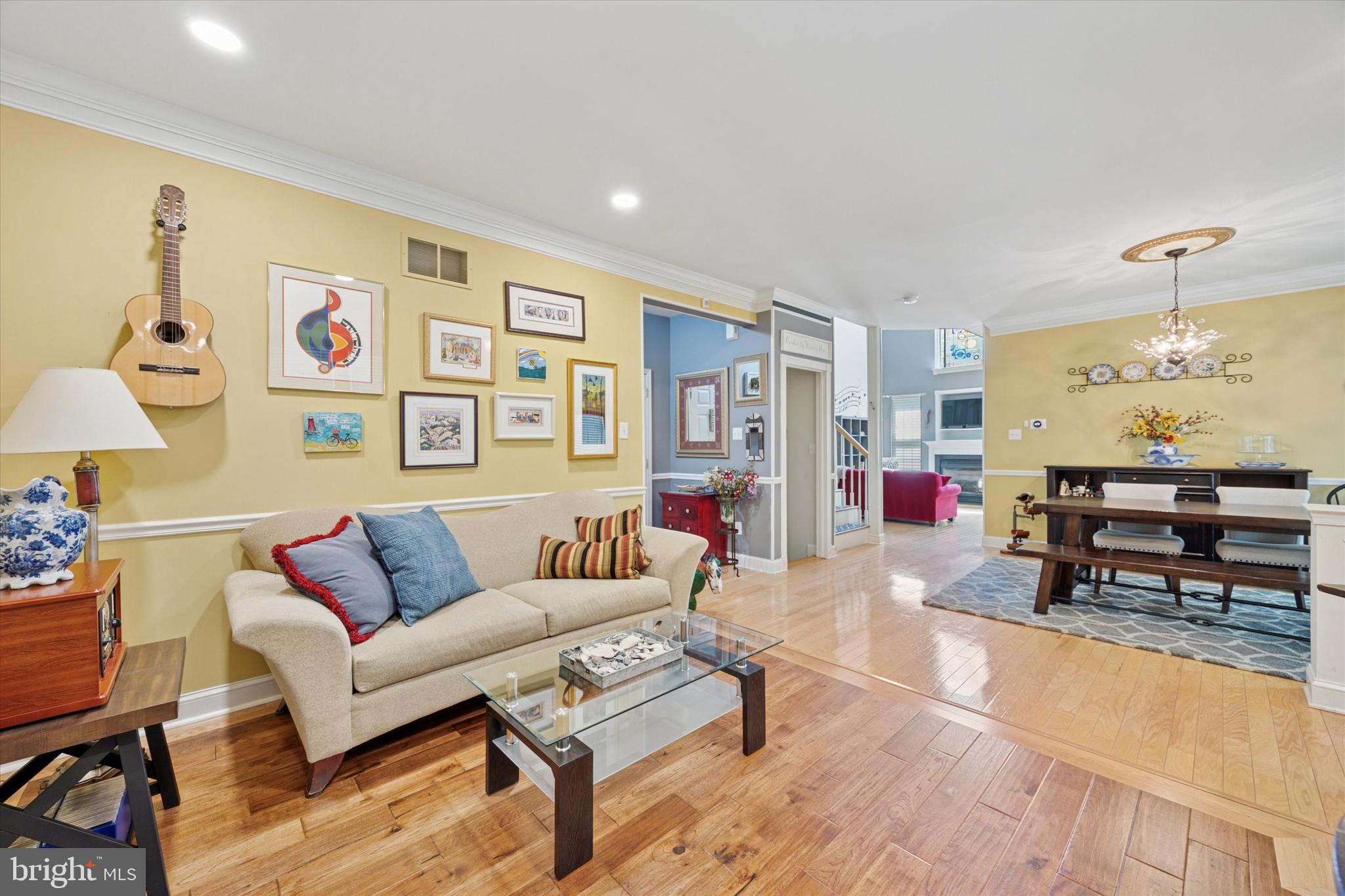 11 Weaver Drive Marlton, NJ 08053 - Photo 4 of 35 a living room with furniture and a flat screen tv