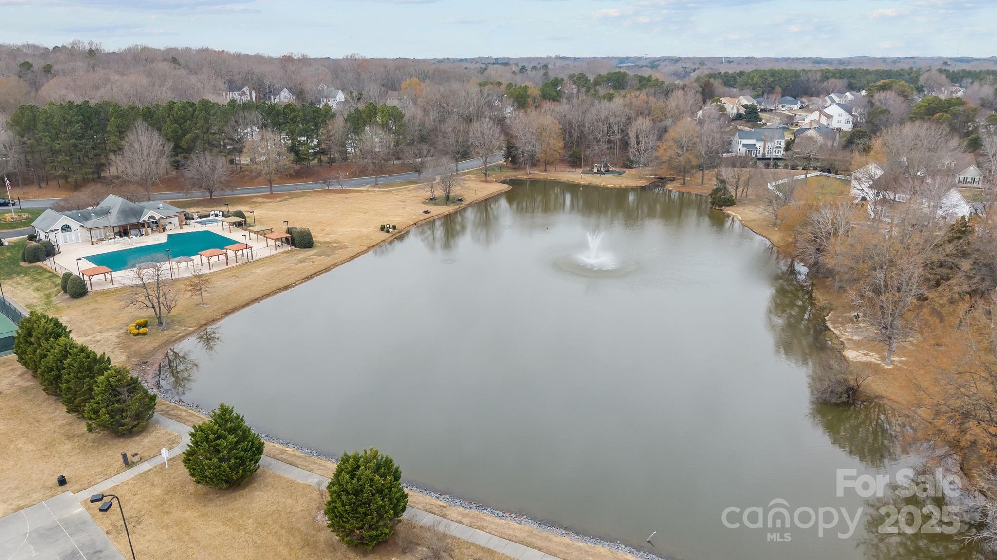 1002 Dataw Lane Indian Trail, NC 28079 - Photo 32 of 36 a view of lake with mountain