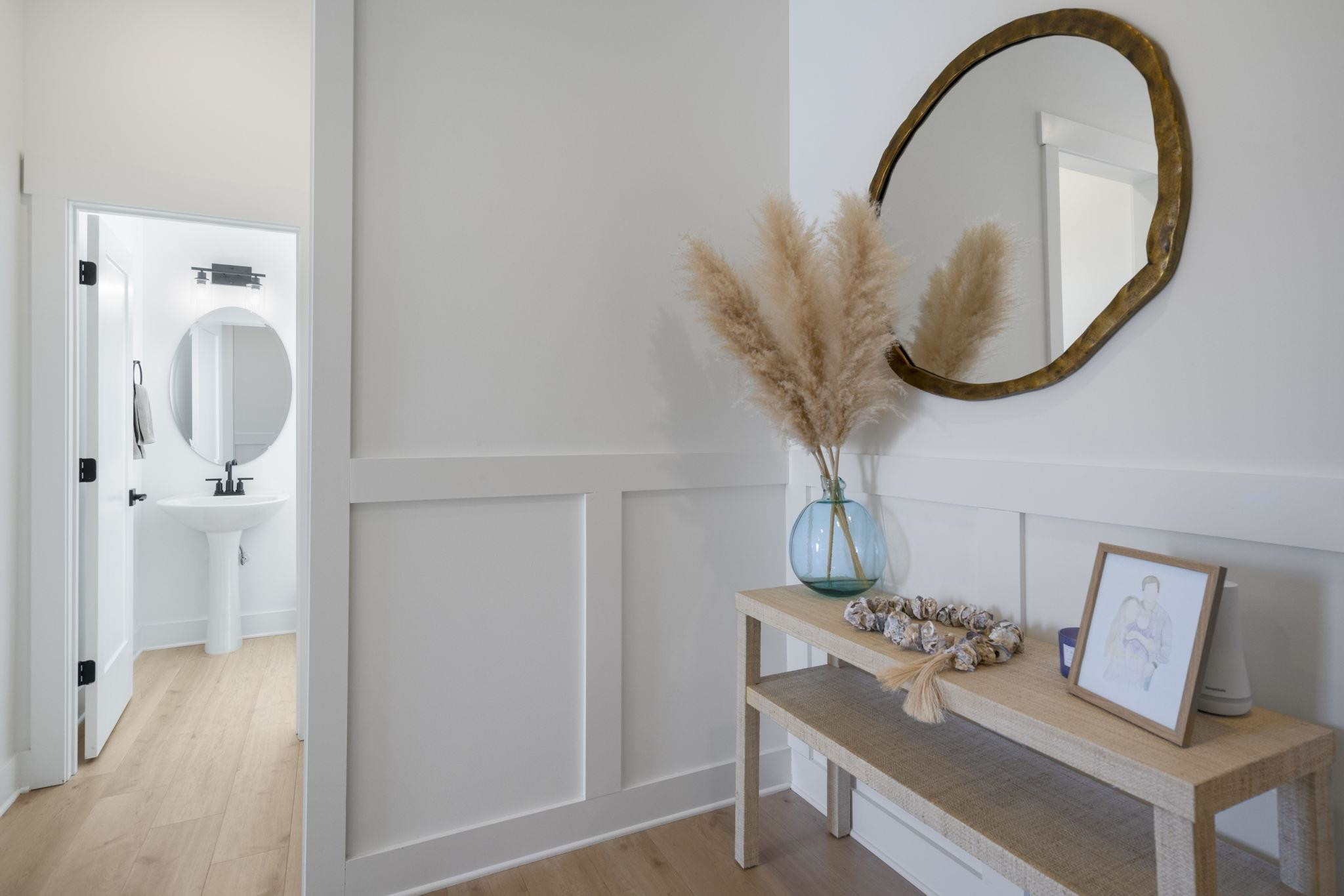 1001 Micato Way Wake Forest, NC 27587 - Photo 3 of 34 a living room with furniture and a mirror