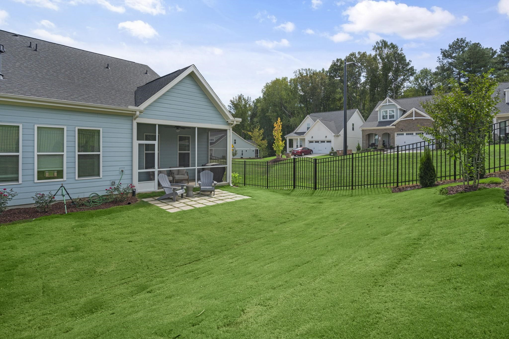 1001 Micato Way Wake Forest, NC 27587 - Photo 34 of 34 a front view of house with yard and green space