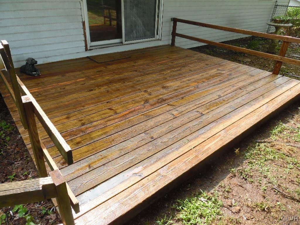 6816 Mill Creek Road Slatington, PA 18080 - Photo 14 of 21 Wood deck