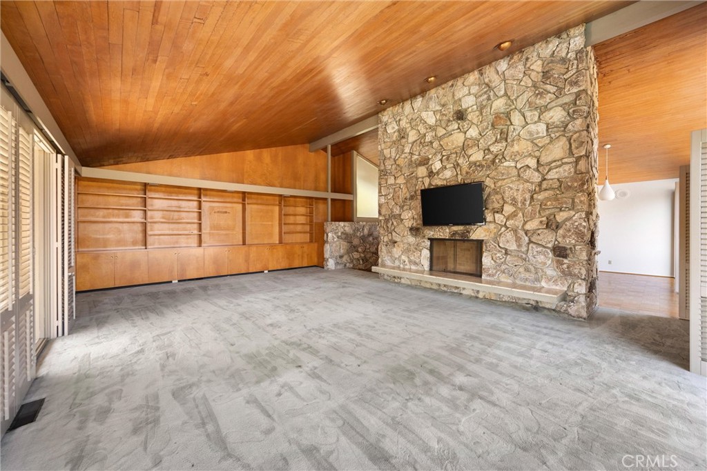 8780 Hillcrest Road Buena Park, CA 90621 - Photo 26 of 62 a view of an empty room with a fireplace