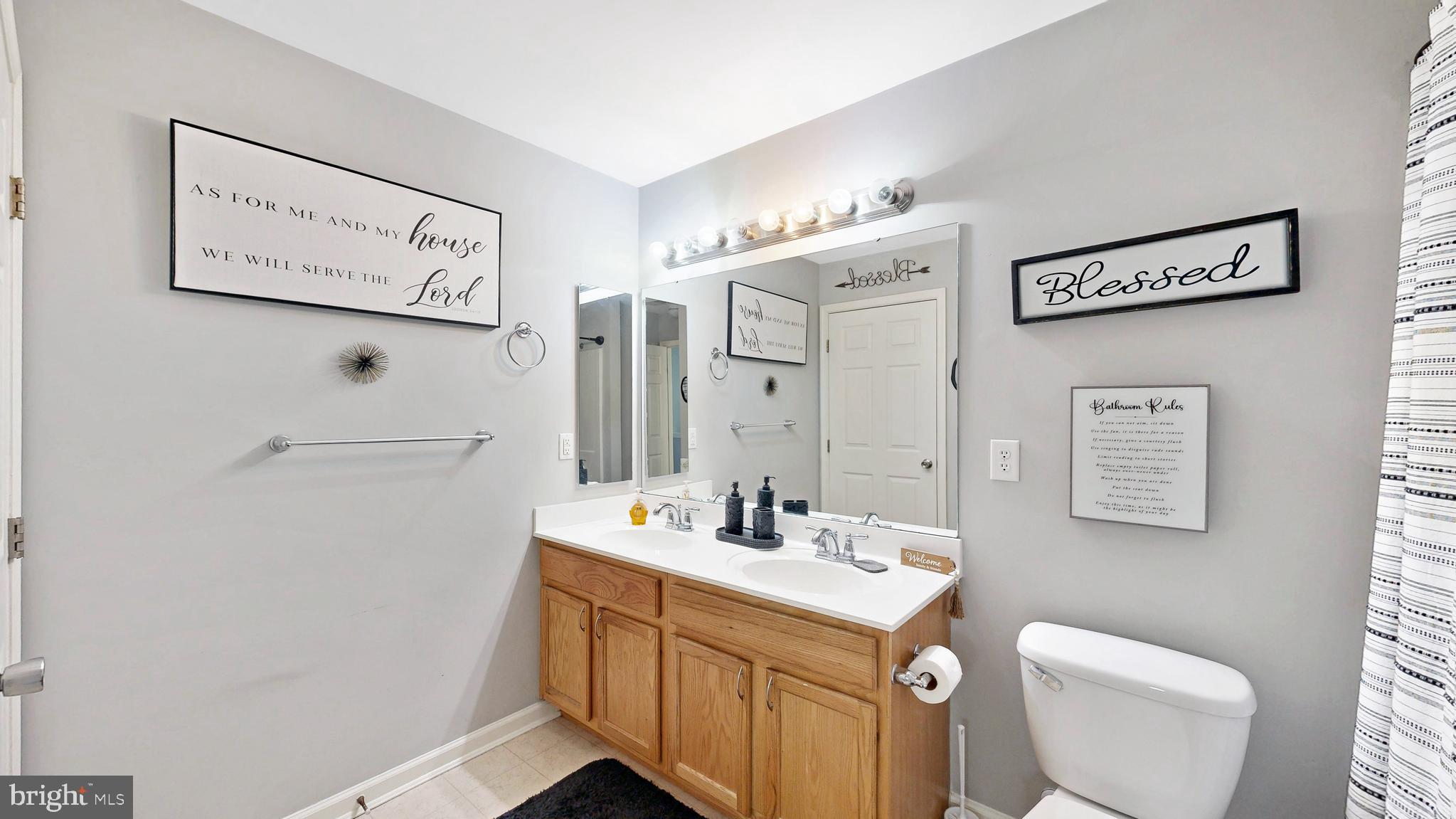 28508 Ferndale Road Millsboro, DE 19966 - Photo 25 of 46 a bathroom with a sink mirror vanity and toilet