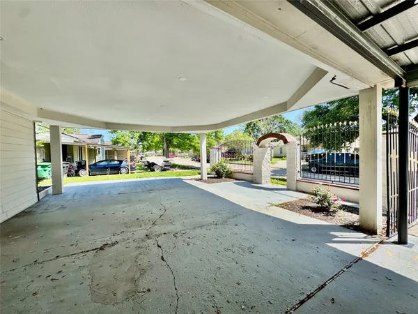 a view of outdoor space with porch area