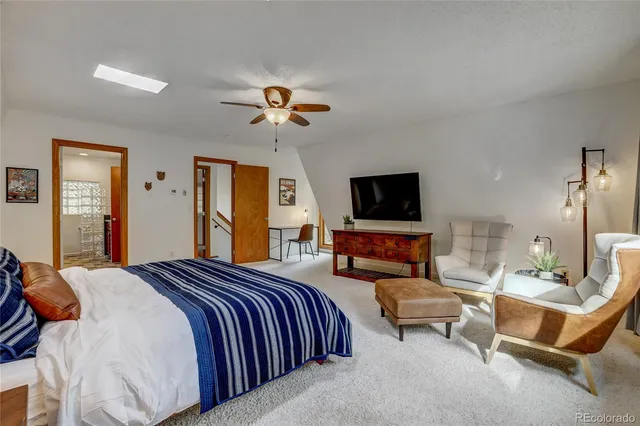 a bathroom with sink and mirror