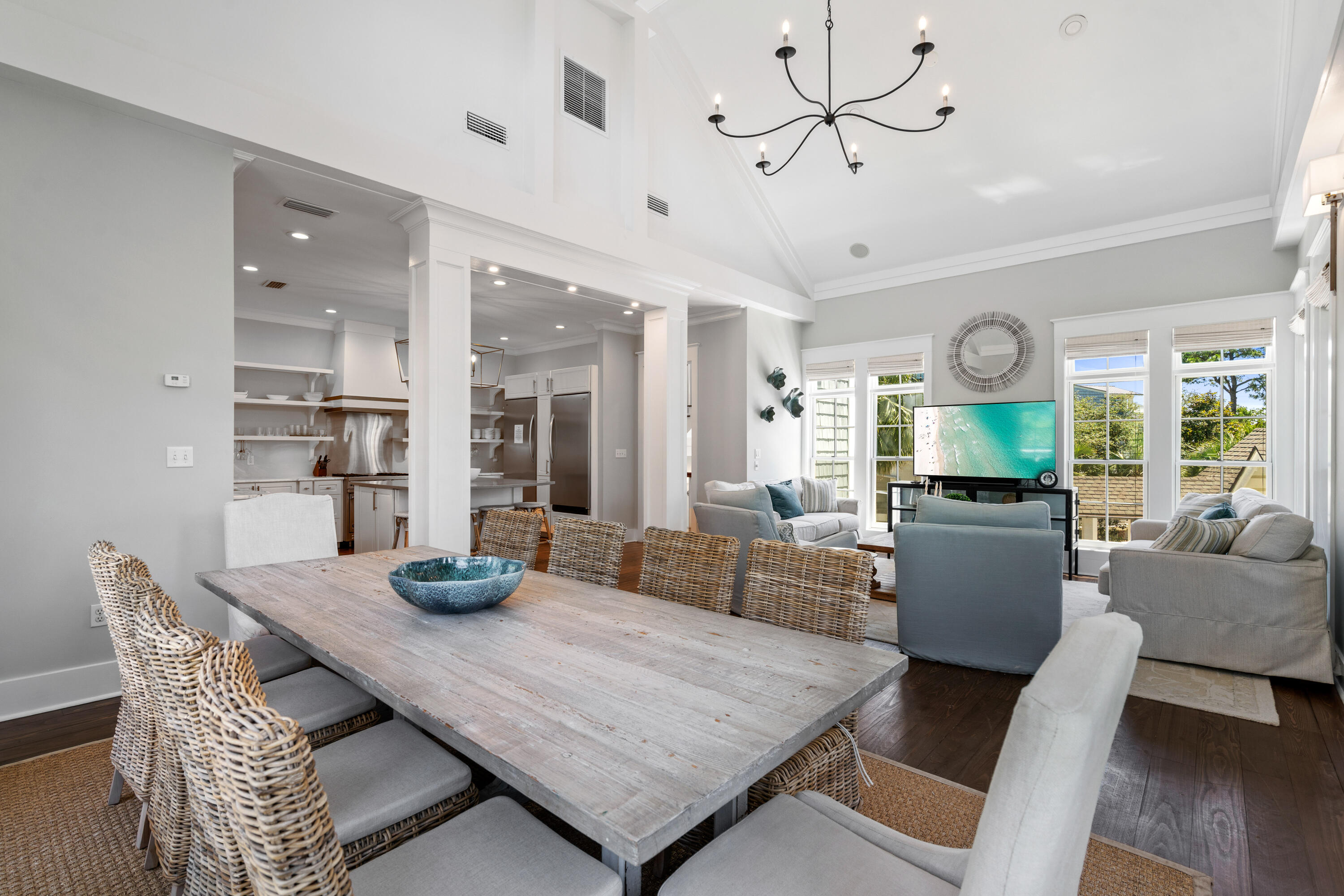 148 Coopersmith Lane Inlet Beach, FL 32461 - Photo 42 of 82 Dining Area & Living Area