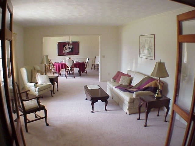 4521 Rosecrest Road Roanoke, VA 24018 - Photo 15 of 27 a living room with furniture and a flat screen tv