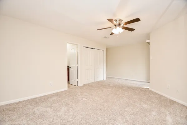 a view of an empty room