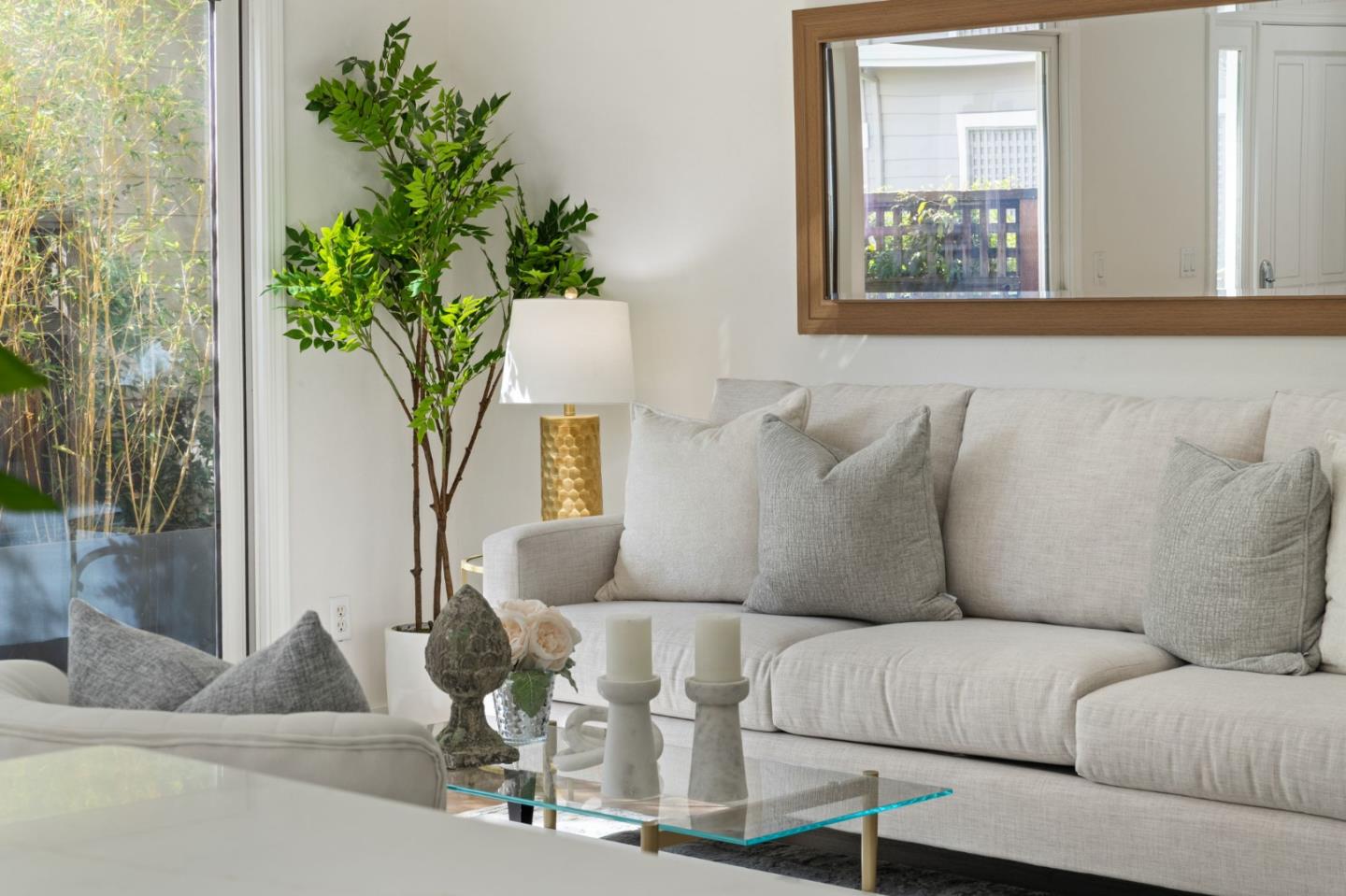 729 Cottage Court Mountain View, CA 94043 - Photo 14 of 41 a living room with furniture and a potted plant