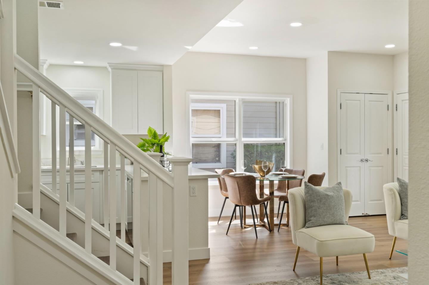 729 Cottage Court Mountain View, CA 94043 - Photo 21 of 41 a view of a dining room with furniture window and wooden floor