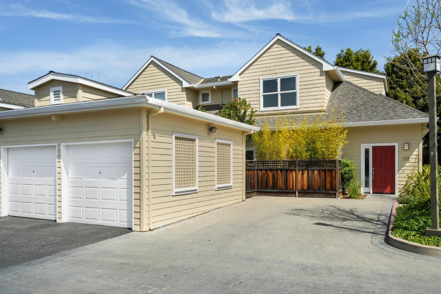 729 Cottage Court Mountain View, CA 94043 - Photo 35 of 41 a view of a house with a yard and garage