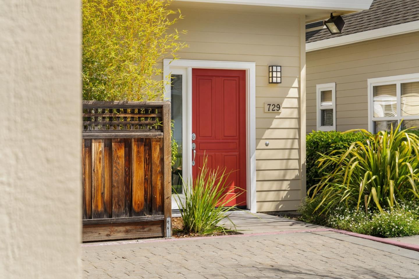 729 Cottage Court Mountain View, CA 94043 - Photo 36 of 41 a front view of a house with a yard