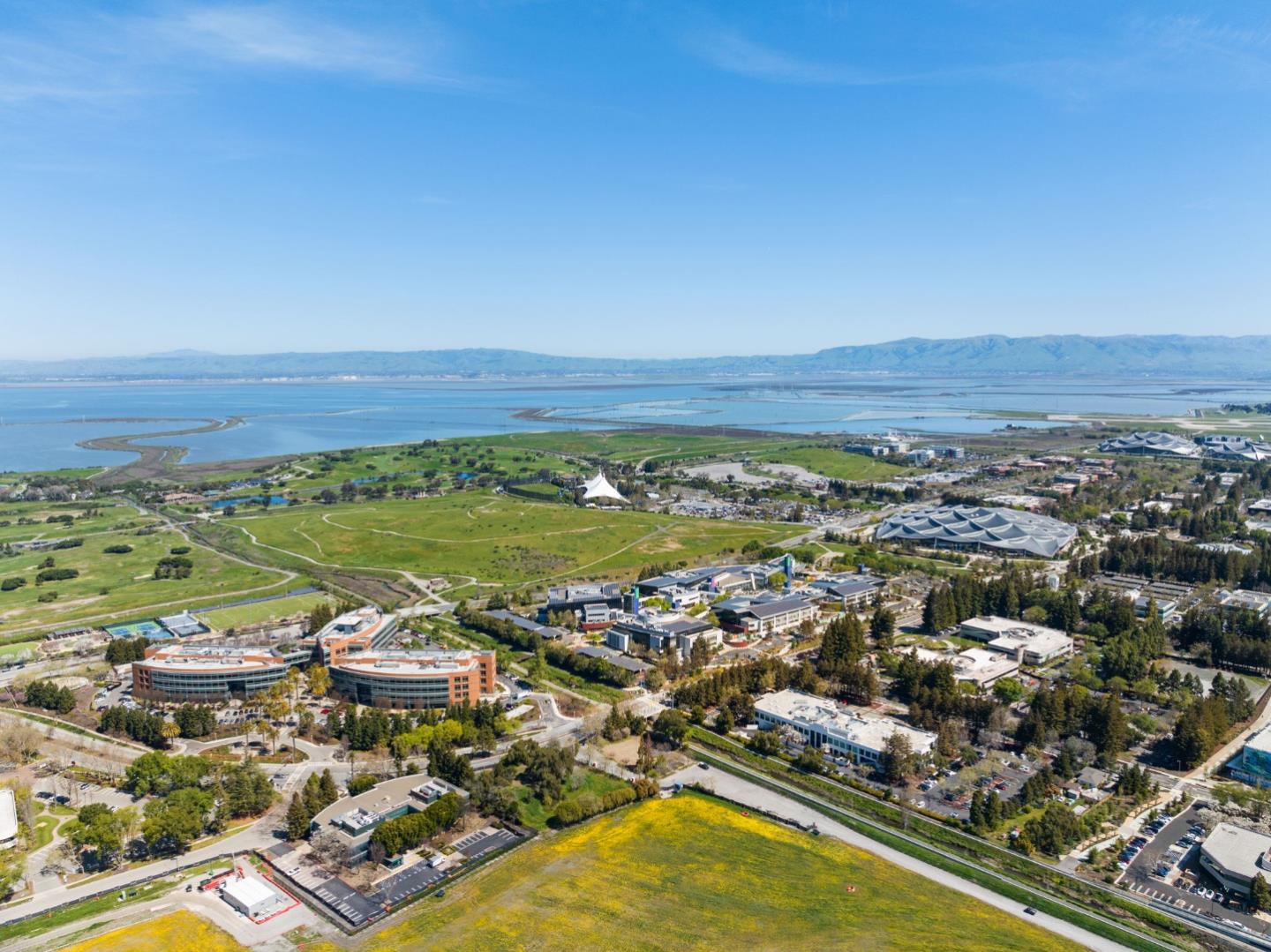 729 Cottage Court Mountain View, CA 94043 - Photo 39 of 41 an aerial view of residential houses with outdoor space